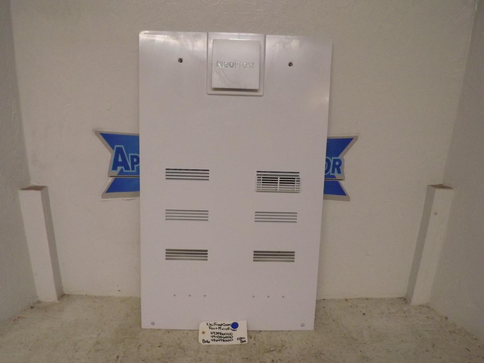 Beko Refrigerator 4939860100 4943560100 4864980100 Cover, Fan & Microfilter OB Beko Refrigerator 4939860100 4943560100 4864980100 Cover, Fan & Microfilter OB
